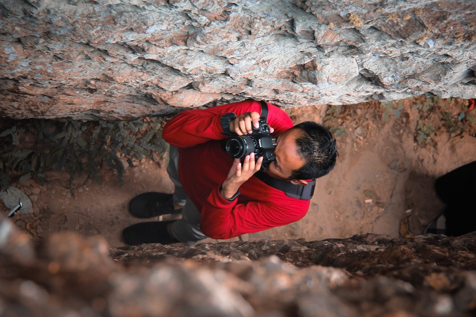 Photographer taking a photo